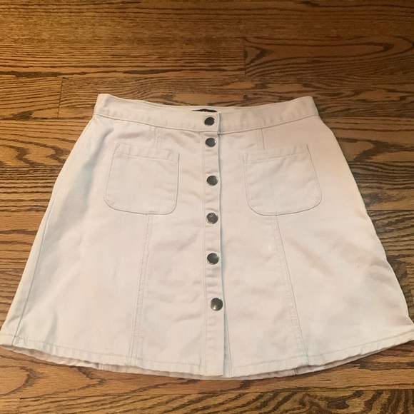 BDG Dresses & Skirts - Light light purple denim skirt, with buttons